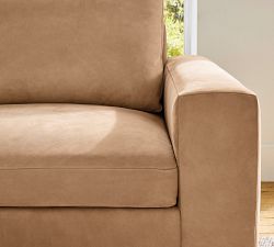 Sierra Leather Sofa (62"&ndash;118")