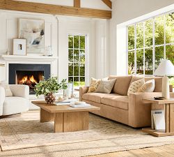 Sierra Leather Sofa (62"&ndash;118")