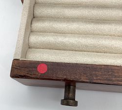 Open Box: Jewelry Armoire, 12.5" W x 8.5" D x 6.25" H - Burlwood