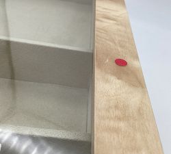 Open Box: Stella Jewelry Box, Large - Light Burlwood