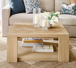 Blair Herringbone Square Coffee Table (36")