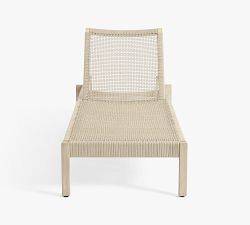 Indio Coastal Outdoor Stackable Chaise, Set of 2