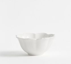 Figural Blossom Stoneware Snack Bowls - Set of 4