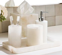 Alabaster Bathroom Accessories