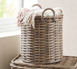 Aubrey Handwoven Tote Basket