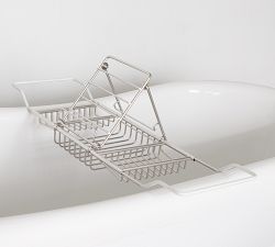 Nia Stainless Steel Bathtub Caddy