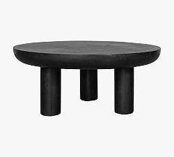 Alina Concrete Round Outdoor Coffee Table (36")