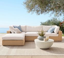 Bolinas Concrete Round Outdoor Coffee Table (36")