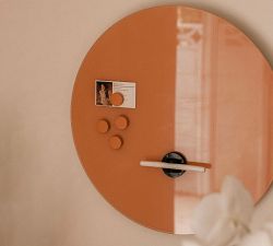 Round Glass Magnetic Dry Erase Board