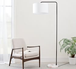 Windham Alabaster Task Sectional Floor Lamp (74&quot;)