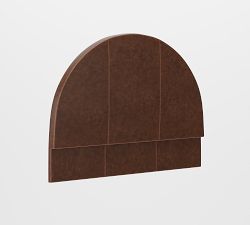 Curved Leather Wall Mounted Headboard