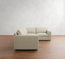Pacifica Wide Arm 3-Piece Sectional  (105"&ndash;109")