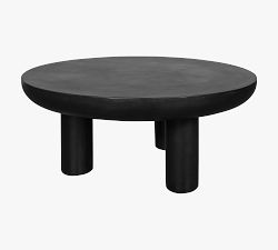 Alina Concrete Round Outdoor Coffee Table (36")