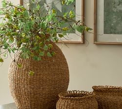 Amelie Seagrass Teardrop Vase