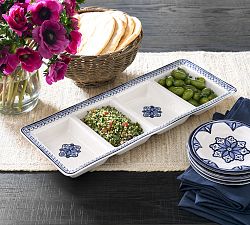 Medina Stoneware Multi-Condiment Server