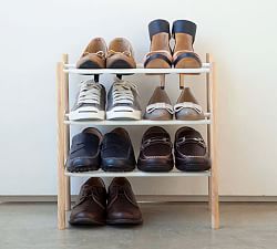 Plain Expandable 3-Tier Shoe Rack