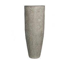 Textured Tall Tapered Cylinder Ficonstone Planters