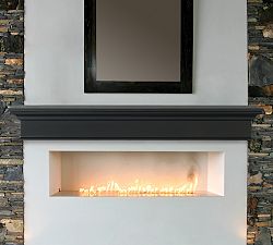 Brynlee Fireplace Mantel - Black
