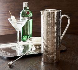Hammered Nickel Pitcher