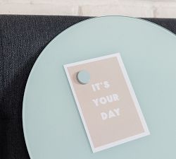 Round Glass Magnetic Dry Erase Board