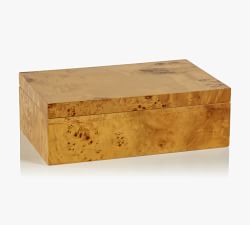 Open Box:Burlwood Decorative Box