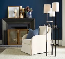 Charcoal Leaf Sketch Framed Print