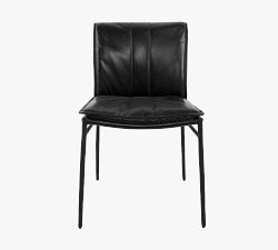 Eugina Leather Dining Chairs - Set of 2