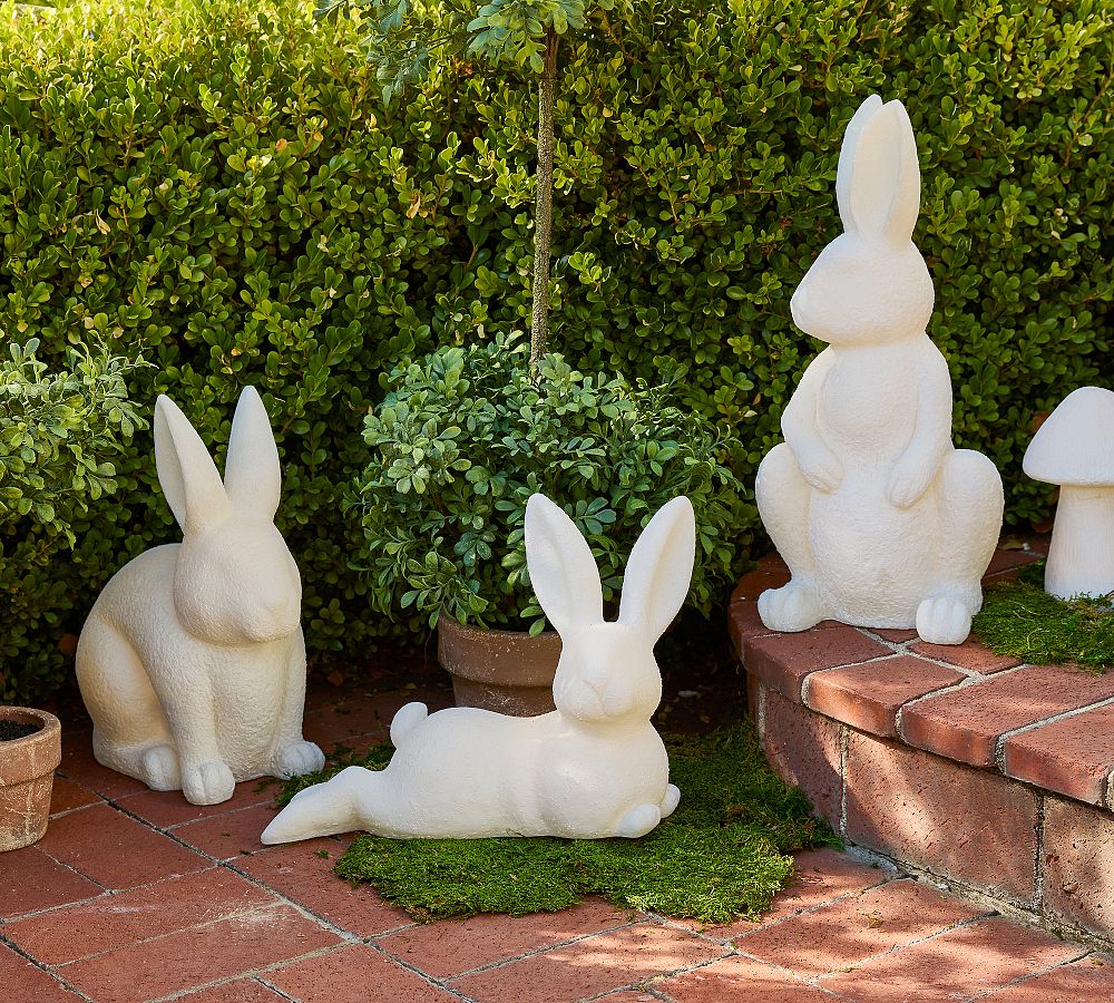 Lit Frosted Bunny
