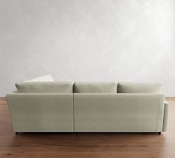 Pearce Modern Square Arm 3-Piece L-Shaped Sectional (118")