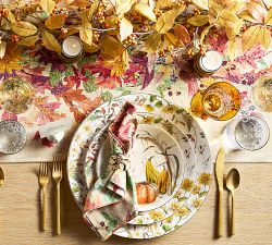 Gold Leaf Napkin Rings - Set of 4