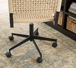 Fenton Woven Swivel Desk Chair