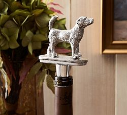 Figural Hound Wine Stopper
