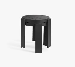 Malibu Metal Stackable Outdoor Side Stool