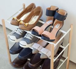 Plain Expandable 3-Tier Shoe Rack