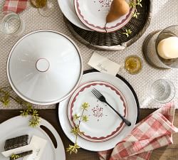 Sienna Tile Terracotta Salad Plates - Set of 4