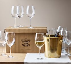 Caterer's Box Wine Stem Glasses - Set of 12
