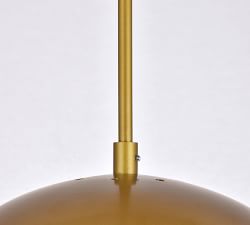 Dorland Glass Globe Pendant  (8"-14")