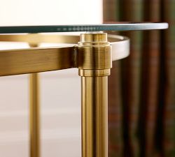 Everson Round Metal Pedestal Table (52")