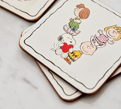 Peanuts™ Love Cork Coasters - Set of 4