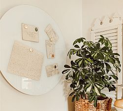 Round Glass Magnetic Dry Erase Board