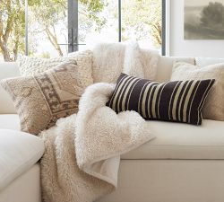 Chunky Knit Textured Pillow