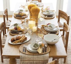 Ridge Textured Stoneware Serving Bowl