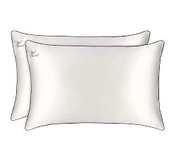 Slip Pure Silk Queen Pillowcase Duo, Just Married