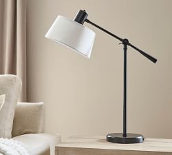 Dahlia Metal Articulating USB Task Table Lamp (28")