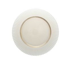 Fluted Glass Dessert Plate - Set of 4