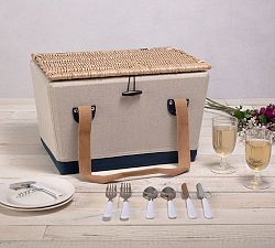 Boardwalk Handwoven Picnic Basket 