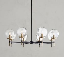 Open Box: Camryn Glass Globe Chandelier