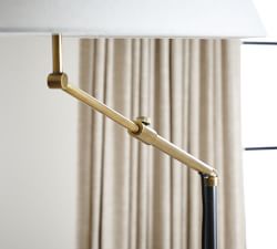 Reese Metal Adjustable Sectional Floor Lamp (74")