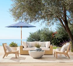 Savannah Eucalyptus Outdoor Lounge Chair