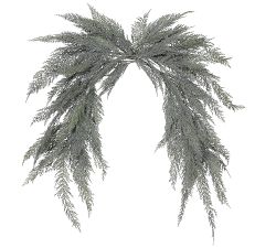 Faux Frosted Mantel Swag